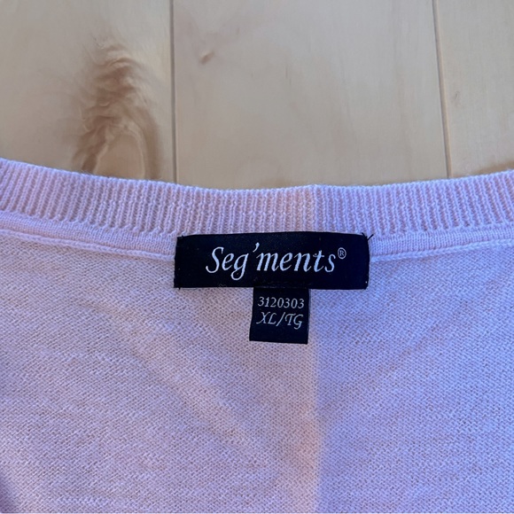 New Without Tags 100% Merino Wool Sweater in Light Pink - XL - Picture 4 of 7